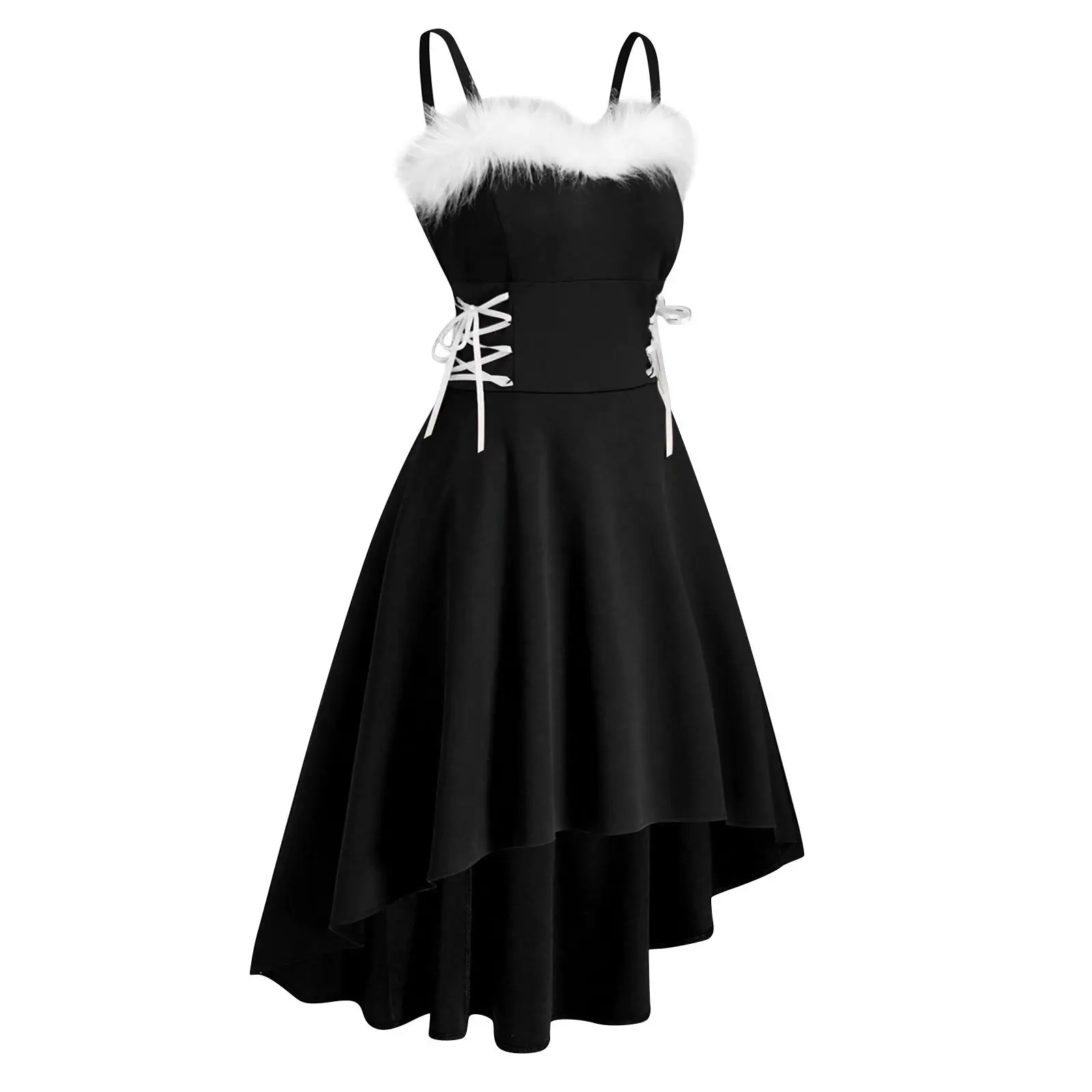 4 Color 8 Size Christmas Costume Dress Bunny Sexy Tight Waist - Image 4