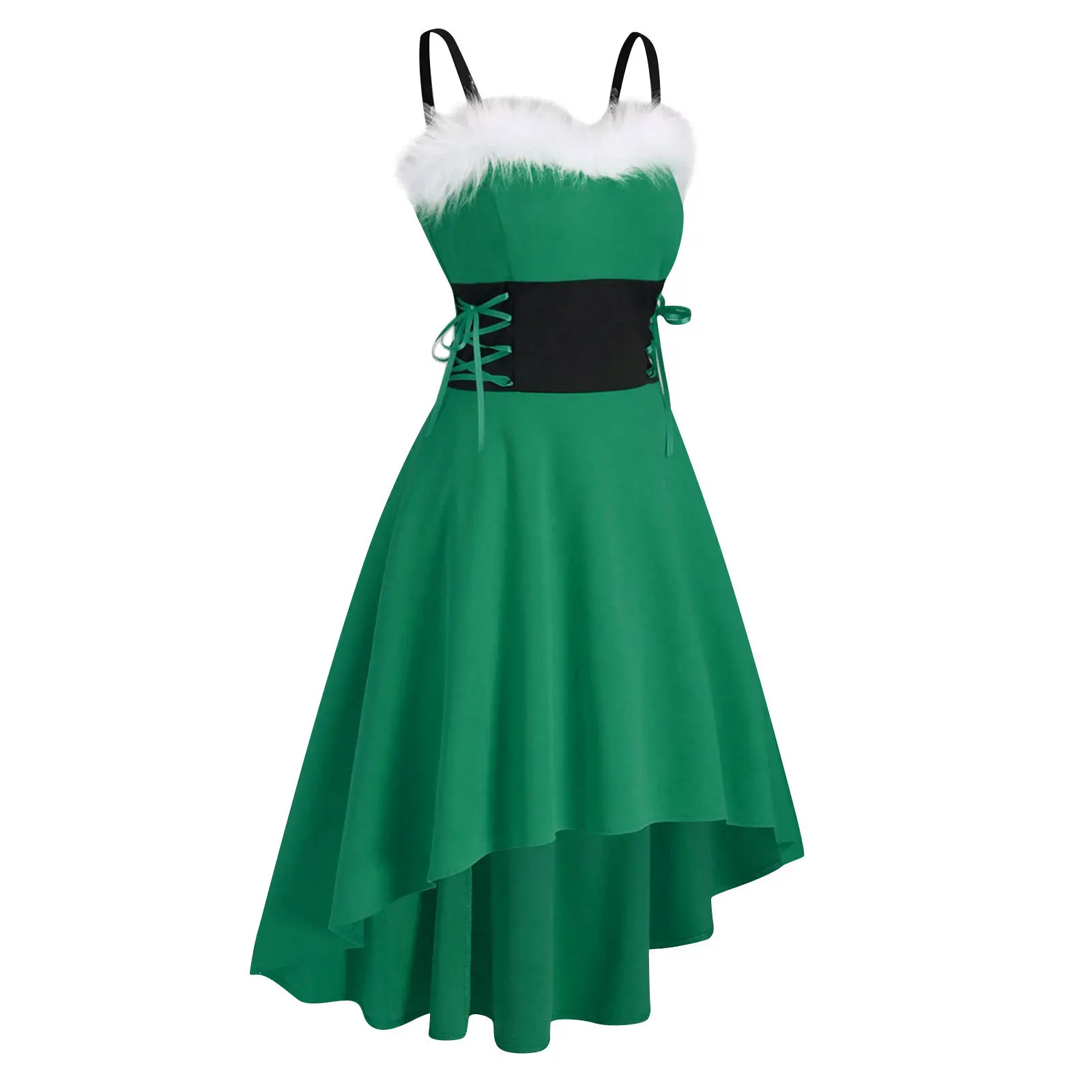4 Color 8 Size Christmas Costume Dress Bunny Sexy Tight Waist - Image 3