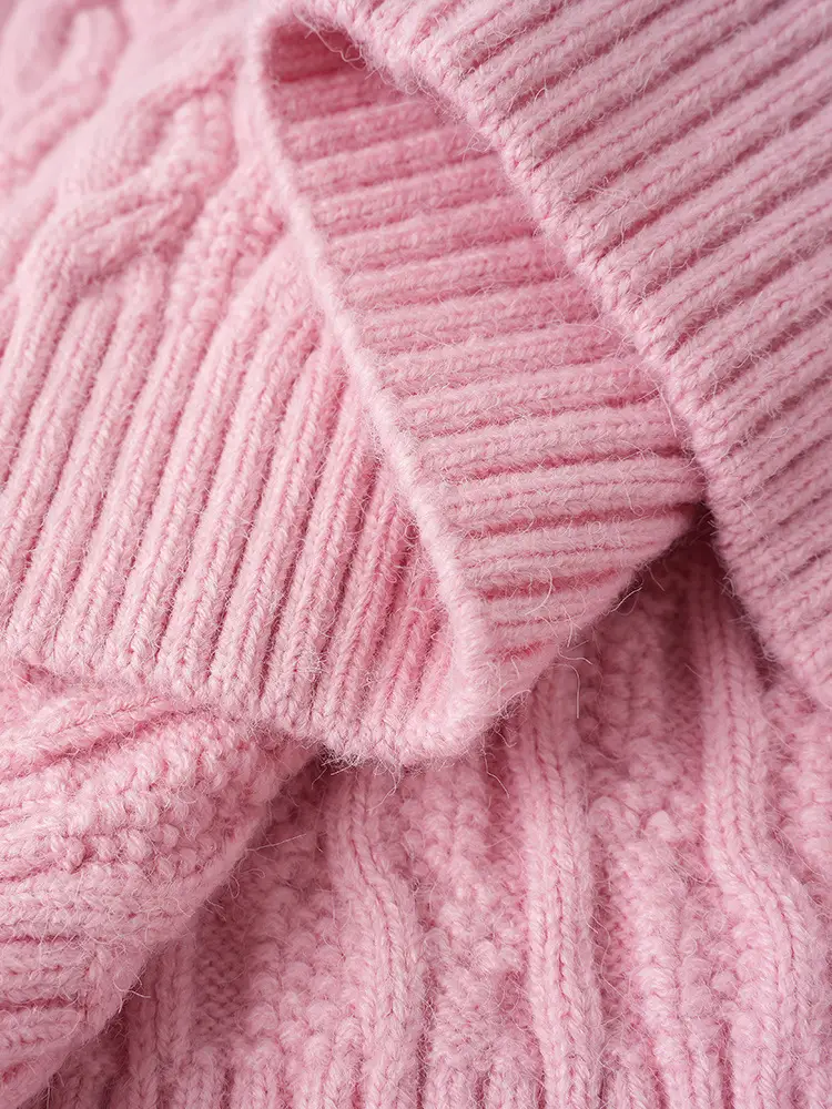 2025 Winter Kids Knit Turtleneck Pullover Medium Large - Image 13