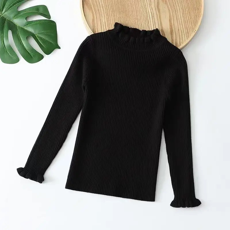 2025 Winter Kids Knit Turtleneck Pullover Medium Large - Image 8