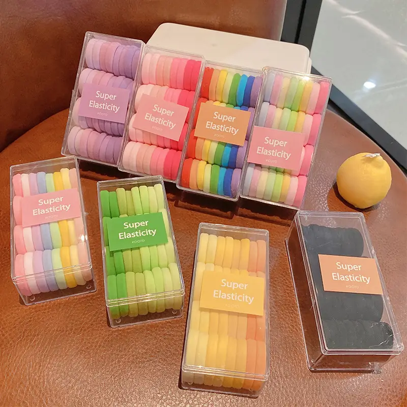 Super Elasticity Hair Ties Rubber Bands for Girls - Image 12