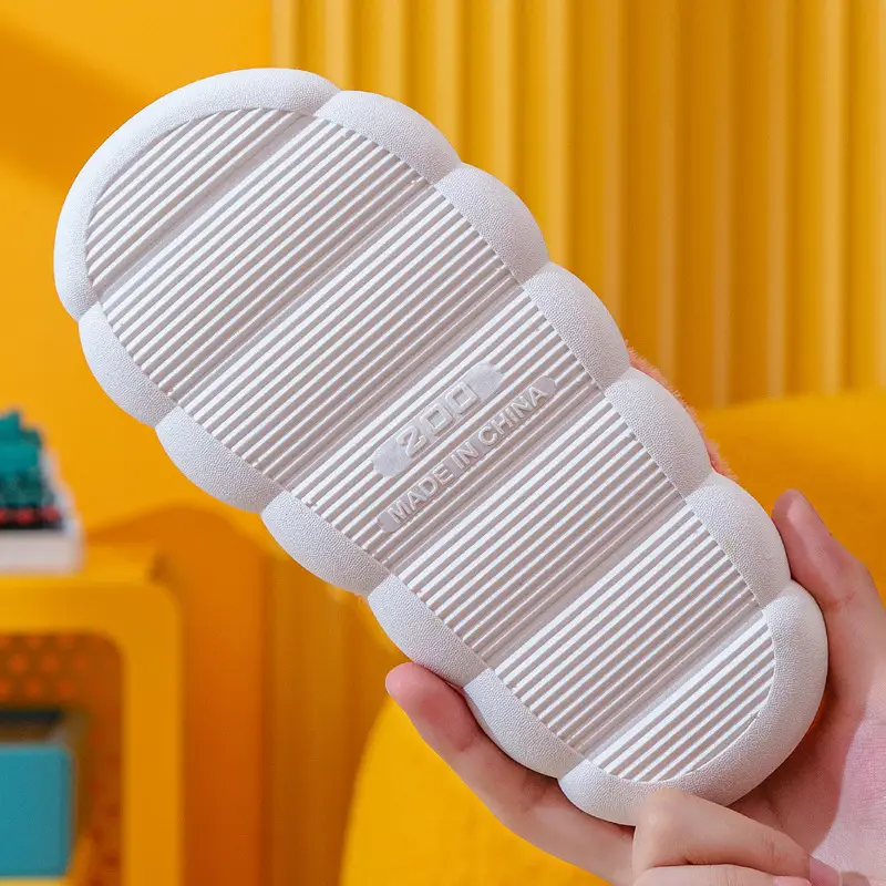 Children's Cotton Slippers 2024 Winter New Style Boys and Girls Home Indoor Non-Slip Warm Middle and Large Kidsren Cute Cartoon