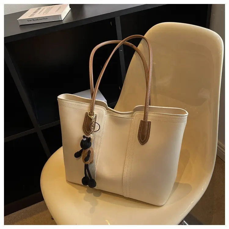 Brown Korean Style Large Shoulder Bag for Women — feature 26