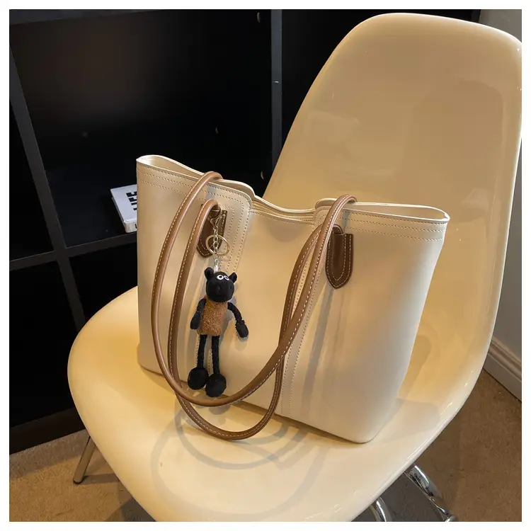 Brown Korean Style Large Shoulder Bag for Women — feature 27