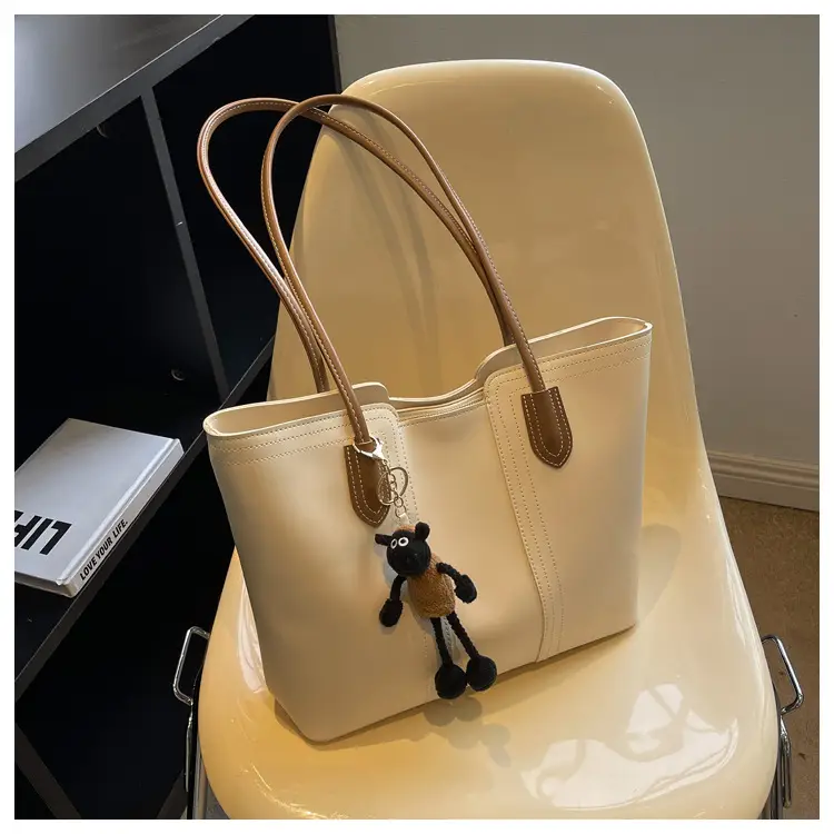 Brown Korean Style Large Shoulder Bag for Women — feature 28