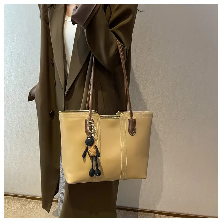 Brown Korean Style Large Shoulder Bag for Women — feature 51