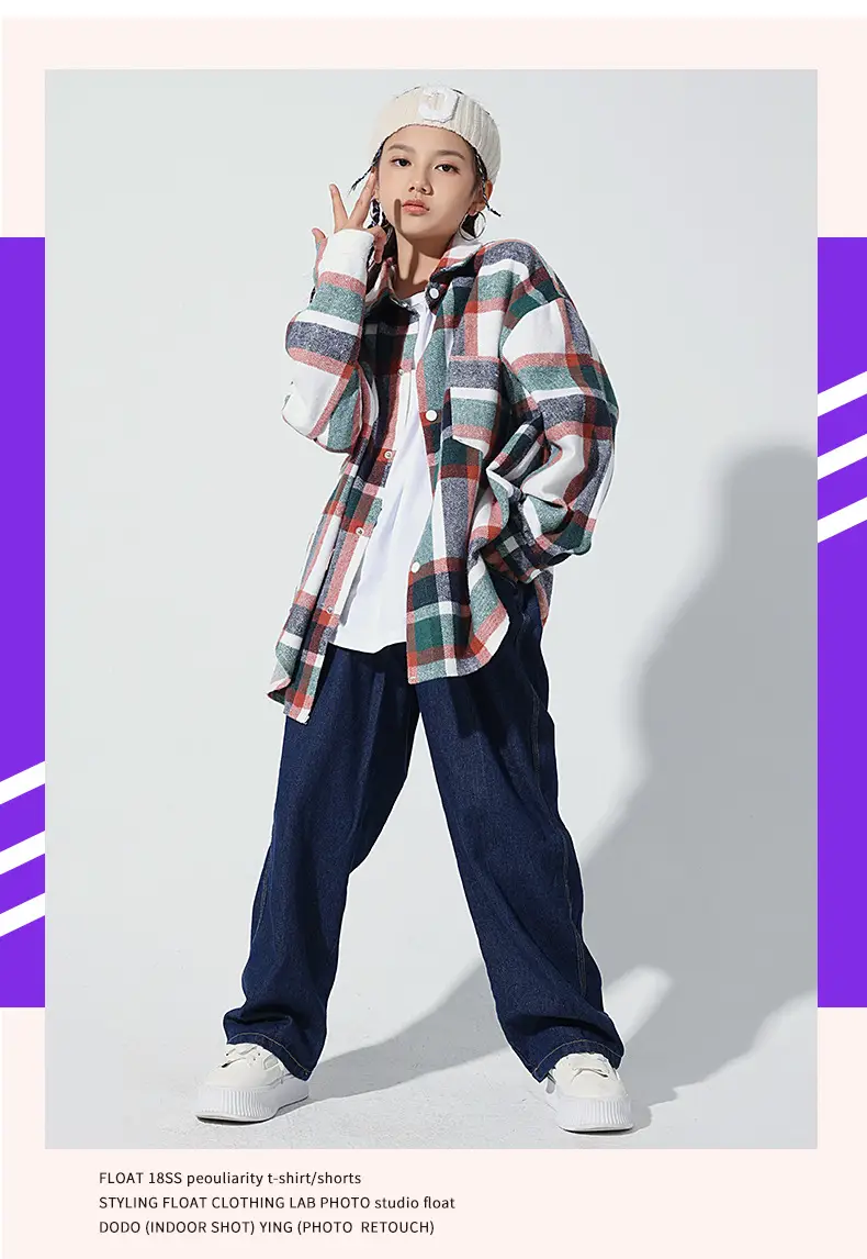 White Cotton Sleeveless Top for Girls Street Dance Wear — feature 10