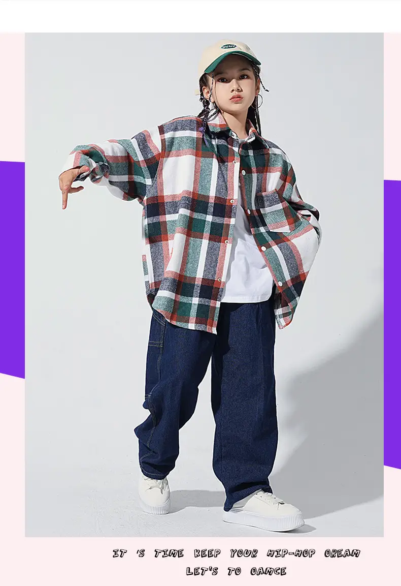 White Cotton Sleeveless Top for Girls Street Dance Wear — feature 12