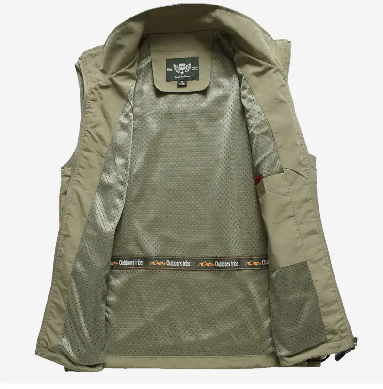 Green Reflective Emergency Vest with Multi-Pockets — feature 12