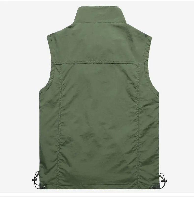Green Reflective Emergency Vest with Multi-Pockets — feature 13