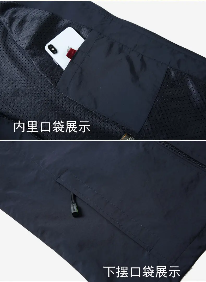 Green Reflective Emergency Vest with Multi-Pockets — feature 17