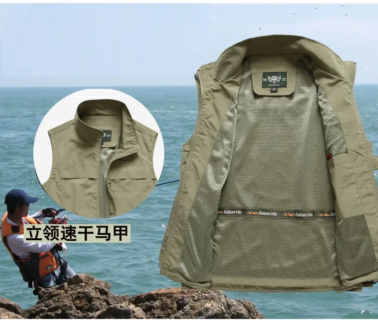 Green Reflective Emergency Vest with Multi-Pockets — feature 2