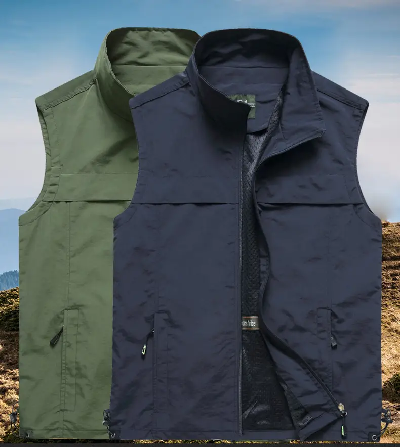 Green Reflective Emergency Vest with Multi-Pockets — feature 3
