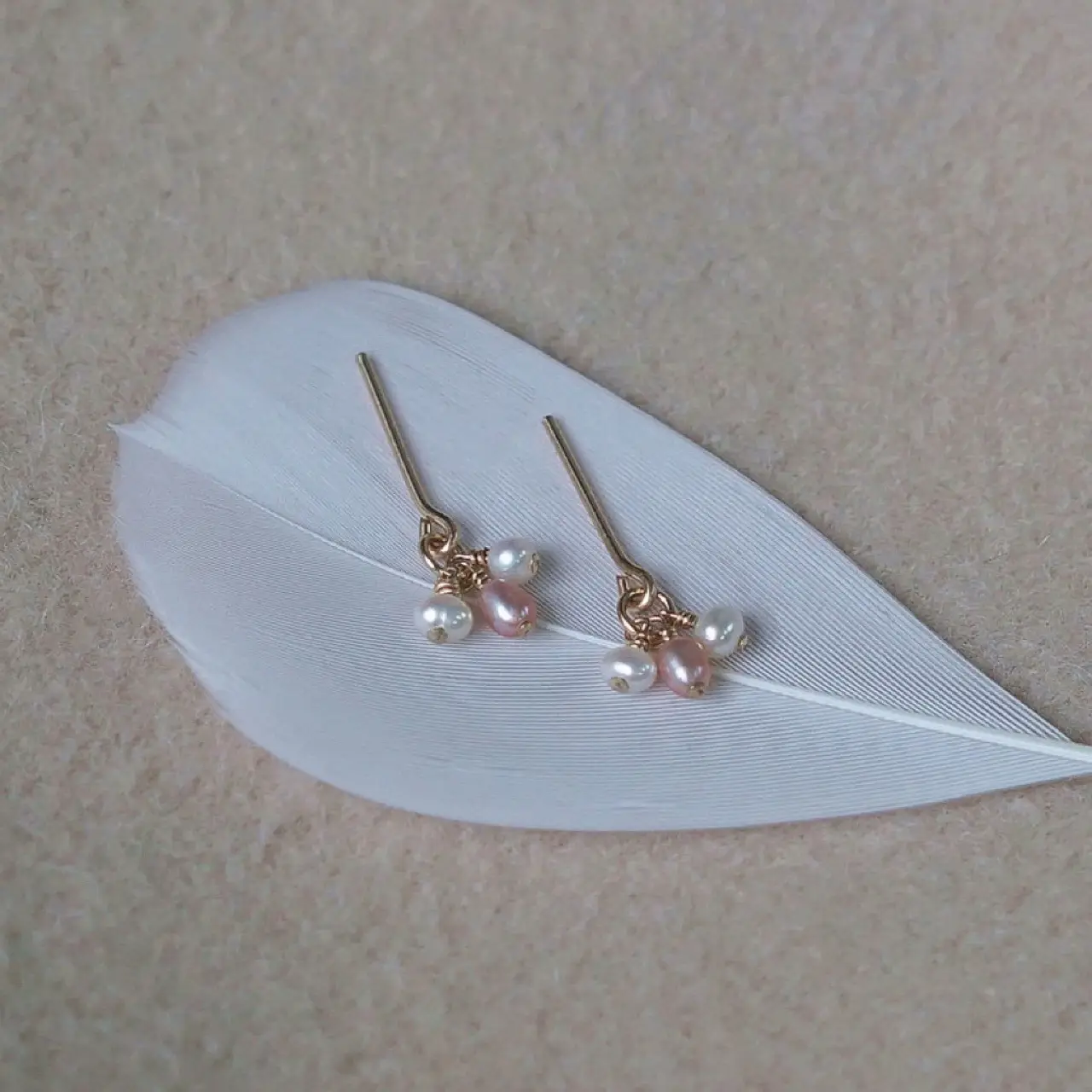 Natural Pearl Gold Stud Earrings for Women — feature 10