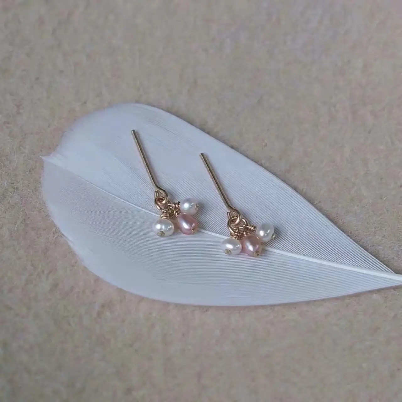 Natural Pearl Gold Stud Earrings for Women — feature 6