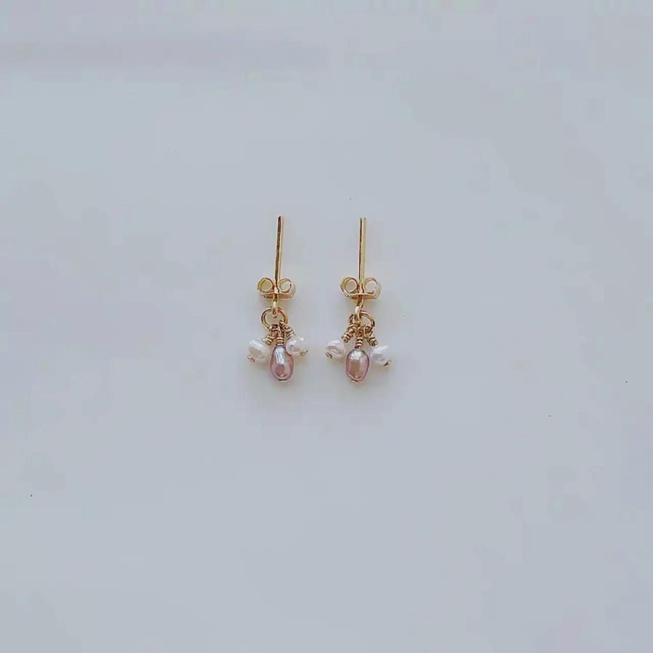 Natural Pearl Gold Stud Earrings for Women — feature 7
