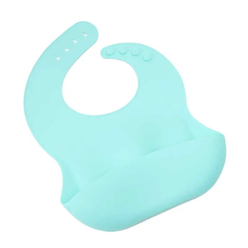 Baby Silicone Bib Waterproof Meal Pocket Slippery Towel - Image 4