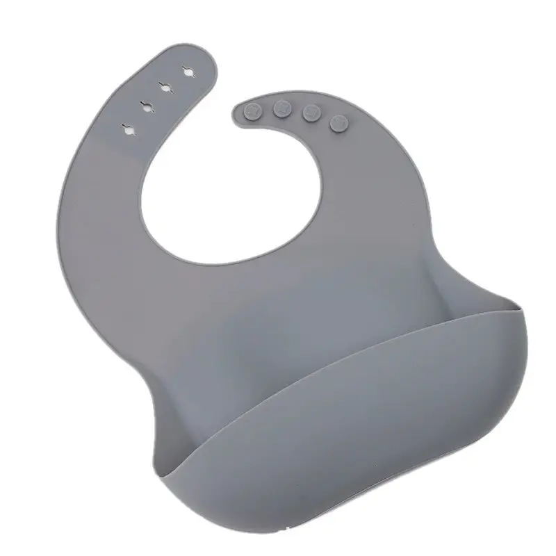 Baby Silicone Bib Waterproof Meal Pocket Slippery Towel — feature 13