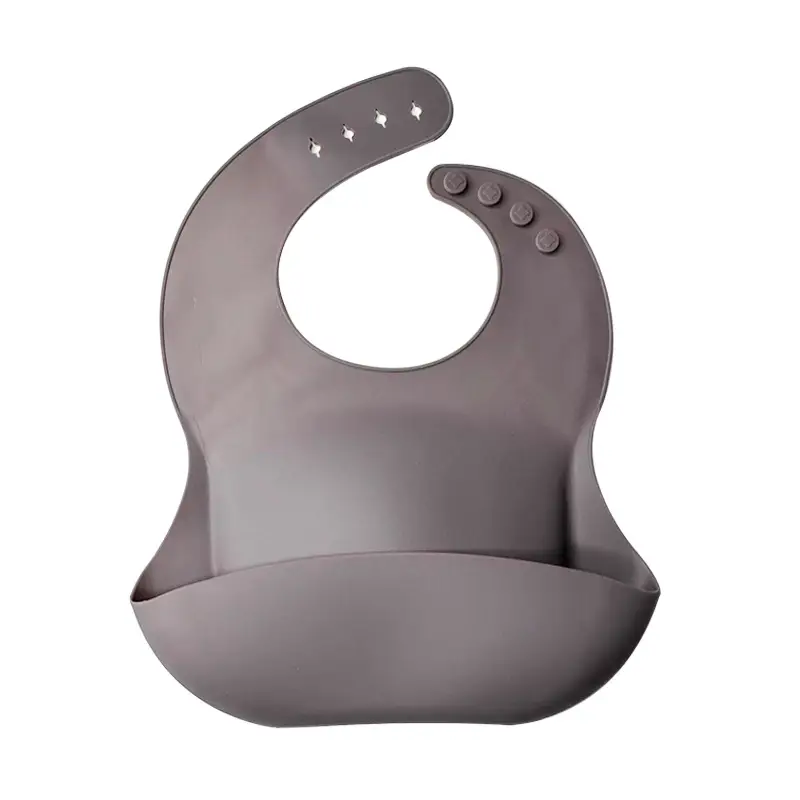 Baby Silicone Bib Waterproof Meal Pocket Slippery Towel - Image 6