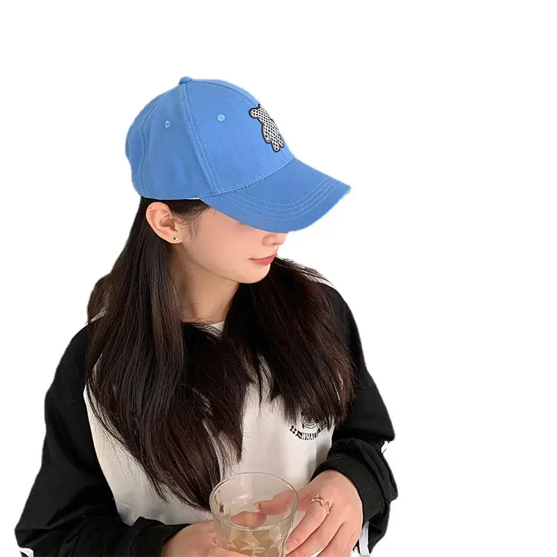 Klein Blue Baseball Cap for Girls Casual All-match - Image 7