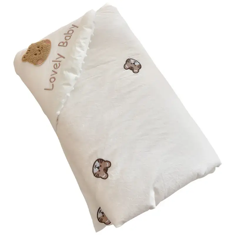 Newborn Pure Cotton Bean Velvet Quilt Detachable Swaddle