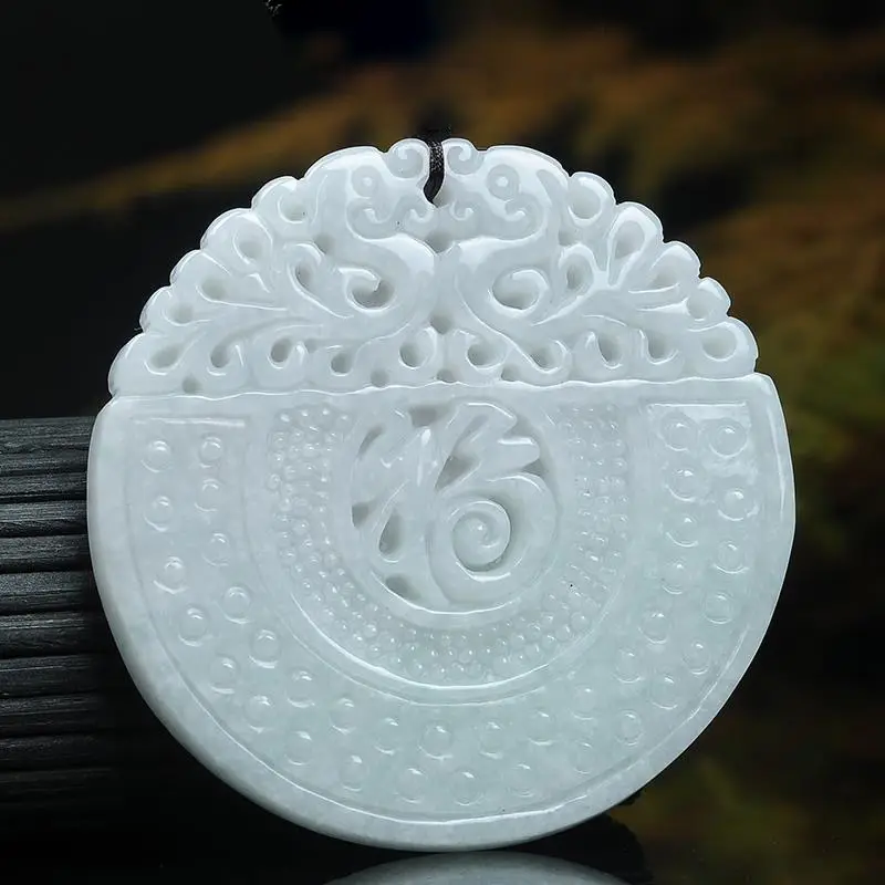 Guan Yu Jade Pendant with Fortune Design — feature 7