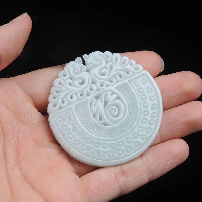 Guan Yu Jade Pendant with Fortune Design — feature 11