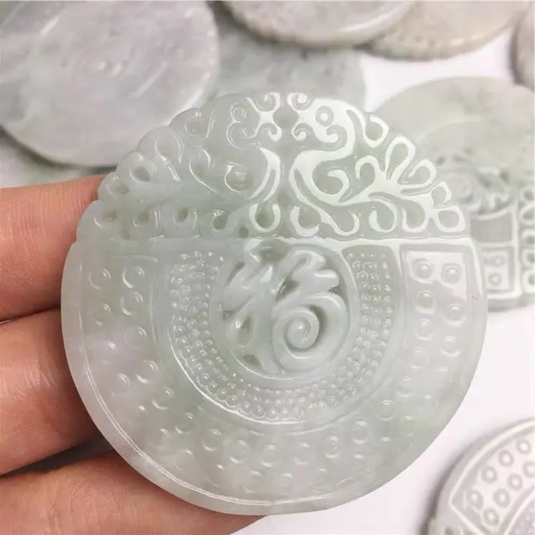 Guan Yu Jade Pendant with Fortune Design — feature 17
