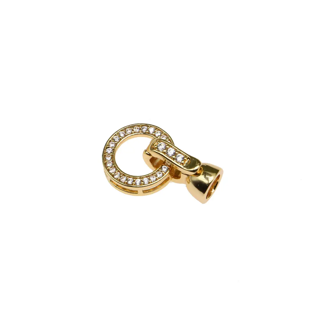 Four-leaf Clover Jewelry Set Copper Gold Pearl Buckle