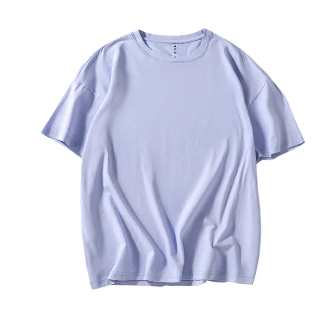 200g Cotton Hip Hop T-Shirt Orange Round Neck