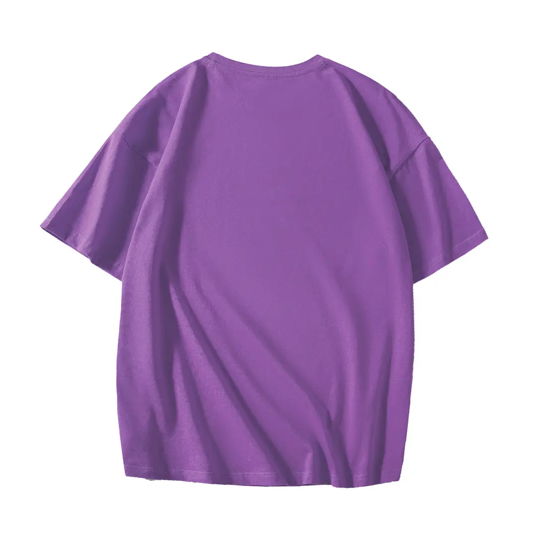 200g Cotton Hip Hop T-Shirt Orange Round Neck — feature 17