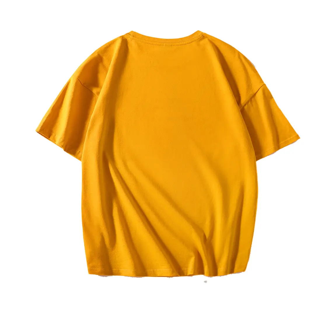 200g Cotton Hip Hop T-Shirt Orange Round Neck — feature 19