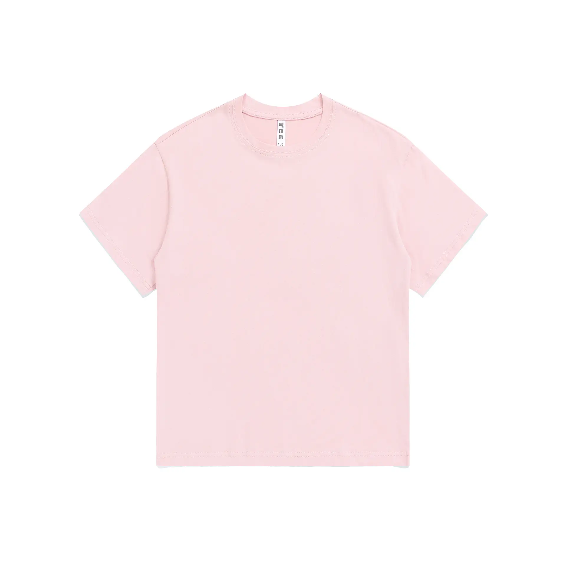 200g Cotton Hip Hop T-Shirt Orange Round Neck
