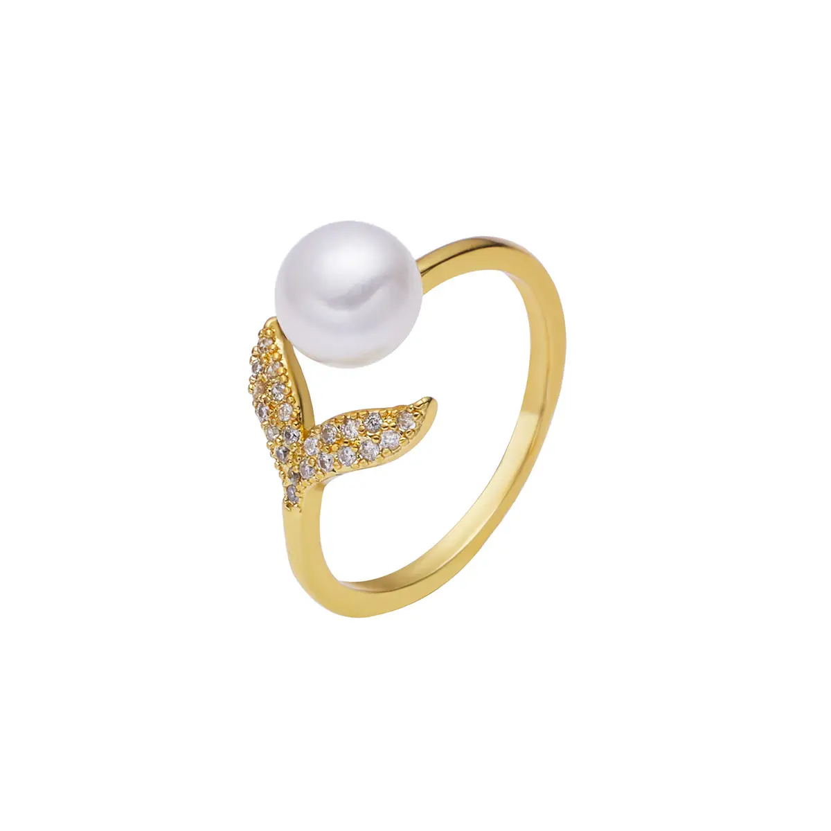 Natural Pearl Mermaid Ring for Women - Image 5