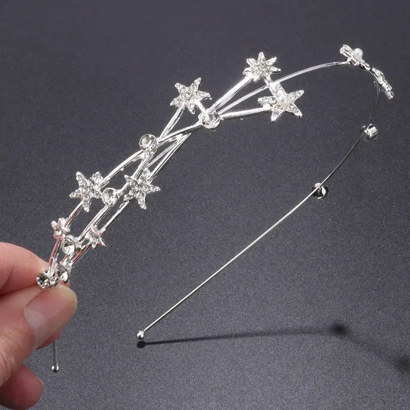Opal Crystal Pearl Hair Accessories Set