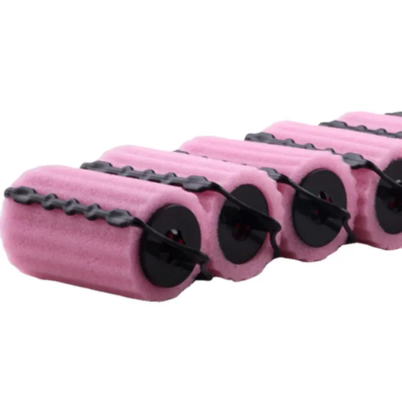 Pink Non-Ironing Hair Curling Stick Set of 8 - Image 7