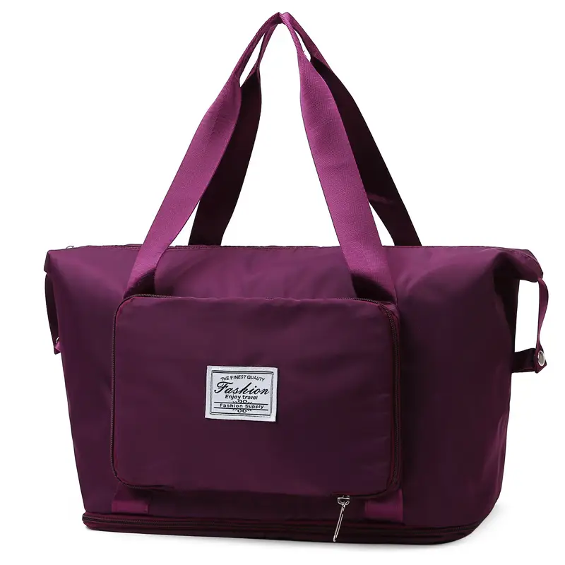 Women's Blue Yoga Travel Tote Bag with Handle