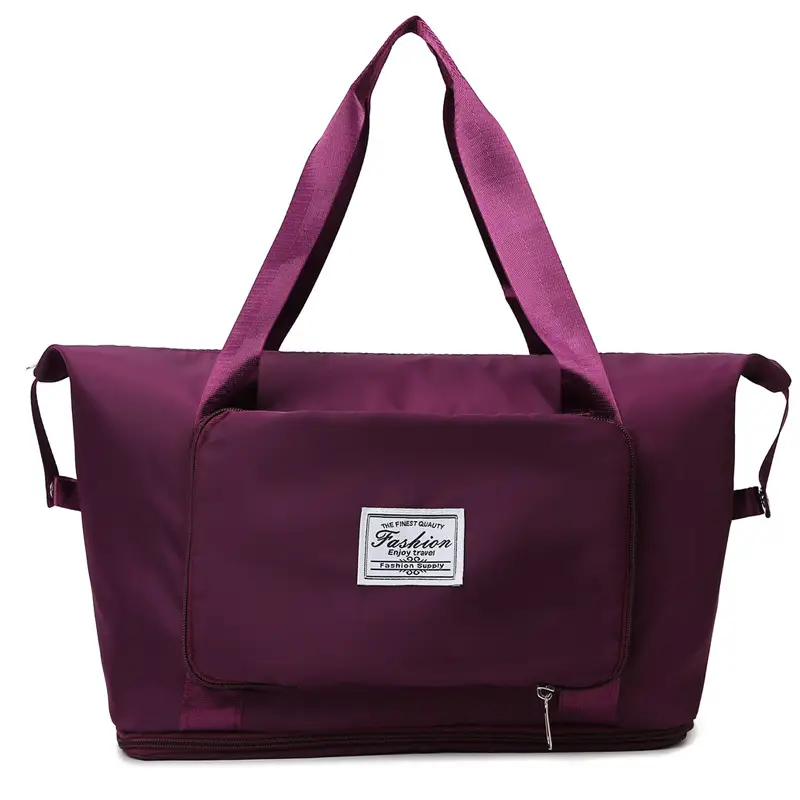Women's Blue Yoga Travel Tote Bag with Handle