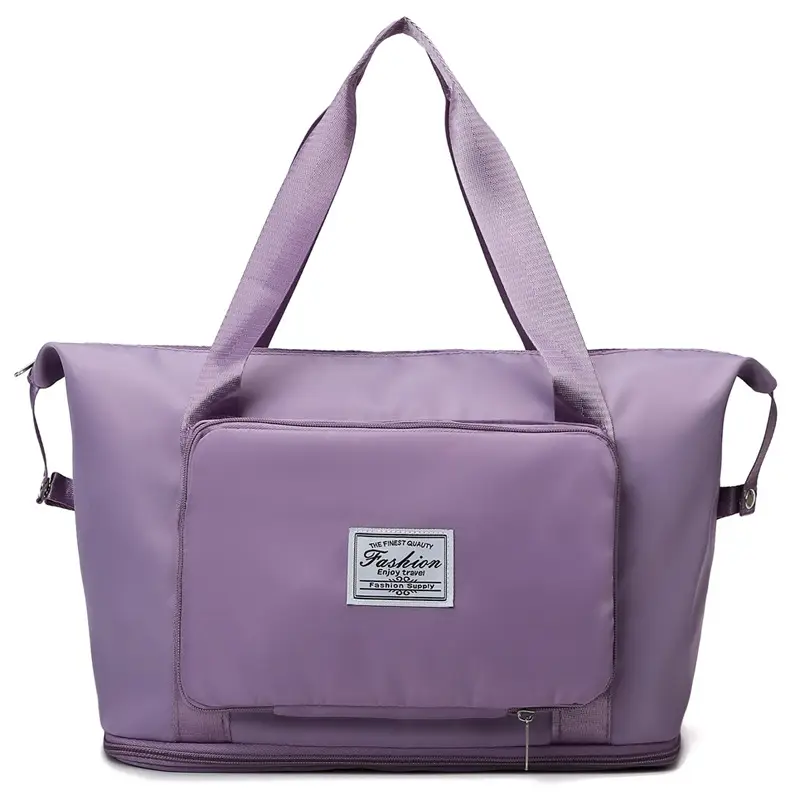 Women's Blue Yoga Travel Tote Bag with Handle