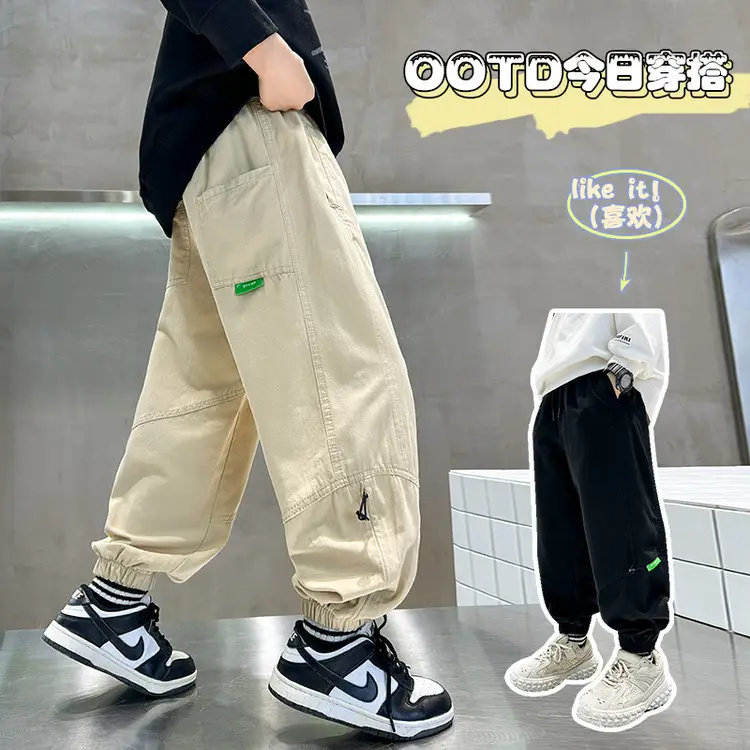Boys Casual Cargo Pants Large Spring 2025 - Image 14