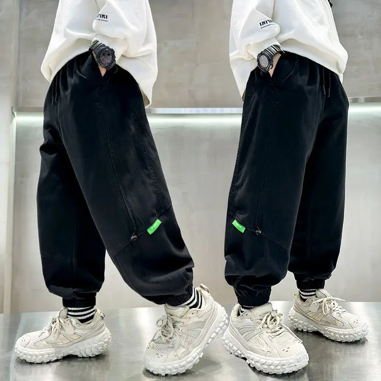 Boys Casual Cargo Pants Large Spring 2025 - Image 7