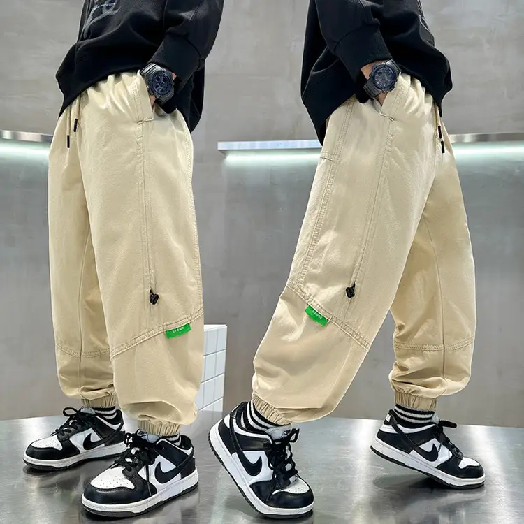 Boys Casual Cargo Pants Large Spring 2025 - Image 8