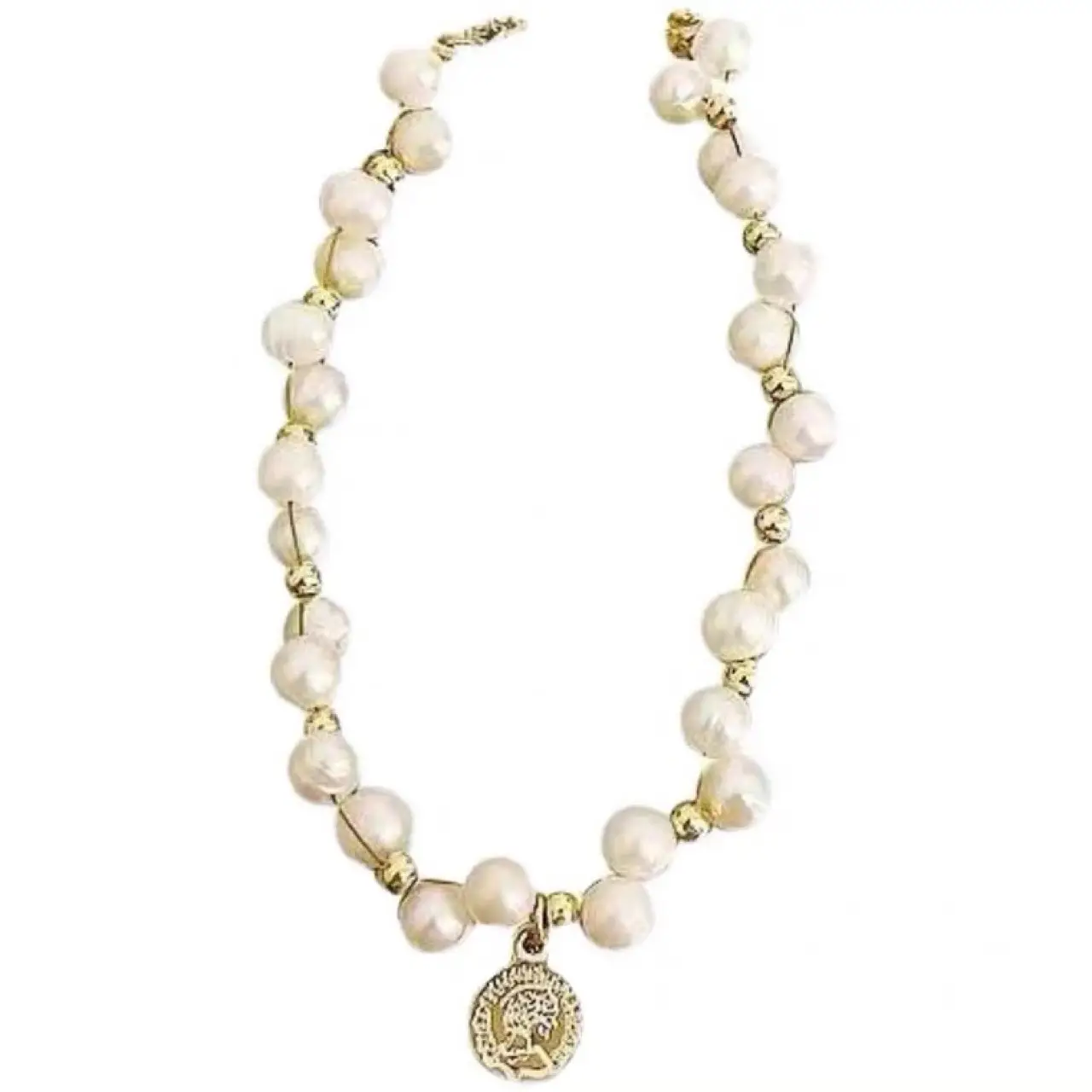 White Pearl Necklace for Women's Elegant Accessories - Image 5
