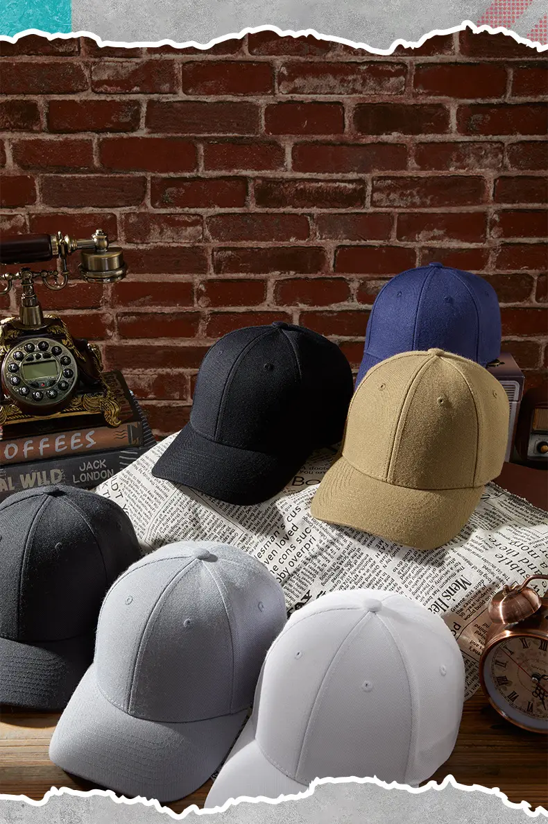 2025 Wool Baseball Cap Men Women Grey Duck Tissue — feature 12