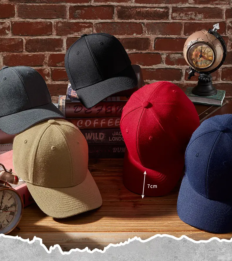 2025 Wool Baseball Cap Men Women Grey Duck Tissue — feature 18