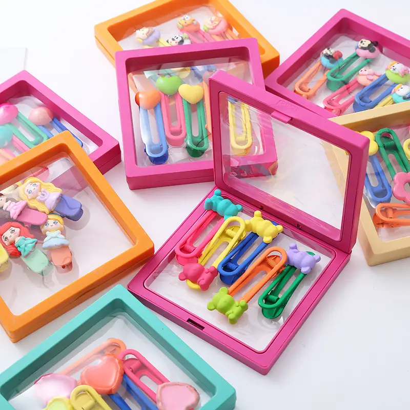 Kids Cartoon Hairpins with Jelly Bean Design - Image 7
