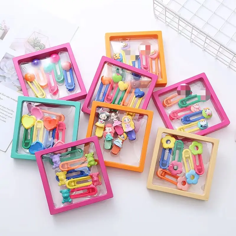 Kids Cartoon Hairpins with Jelly Bean Design - Image 8
