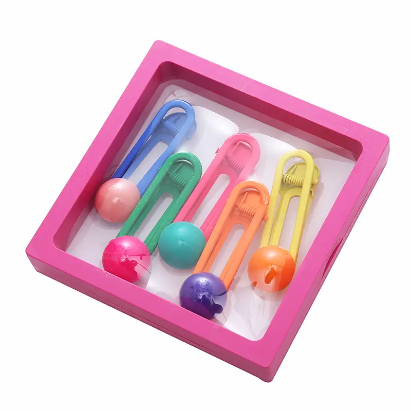 Kids Cartoon Hairpins with Jelly Bean Design - Image 11