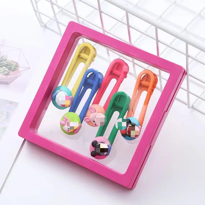 Kids Cartoon Hairpins with Jelly Bean Design - Image 2