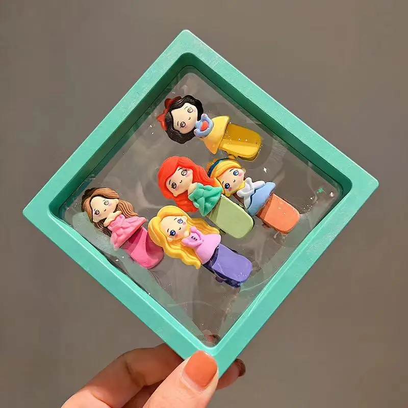 Kids Cartoon Hairpins with Jelly Bean Design - Image 3